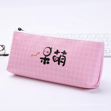 New Style Custom Logo Pencil Bag PU Waterproof Student bags Pouch